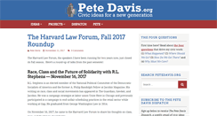 Desktop Screenshot of petedavis.org